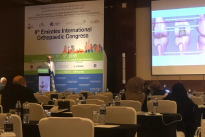Dokter Lagast als gast spreker  op "6th Emirates International Orthopaedic Congress” In Dubai van 3-5 mei 2018.